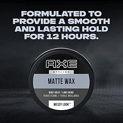 AXE Styling Messy Look Textured Matte Hairstyle Pomade Easy to Use Styling Hair Product 2.64 oz