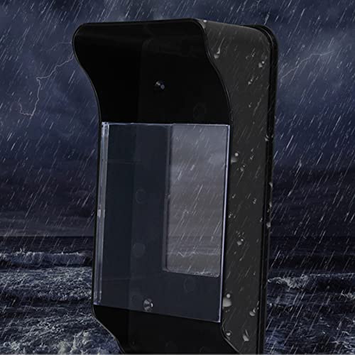 Cubierta de lluvia para timbre metálica e impermeable para cámaras de exterior de 148x104 mm 4