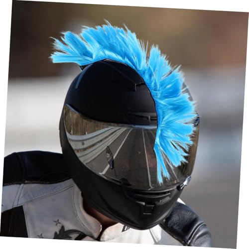 Perruque Mohawk pour Casque Réutilisable : Kit de Personnalisation Adhésive Double