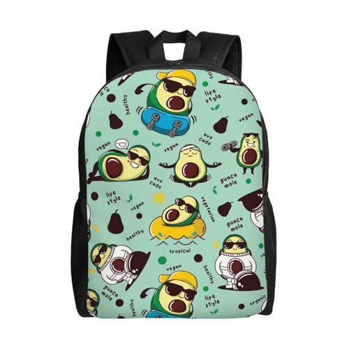 Avocado Backpack Simple Leisure Travel Backpack Outgoing Daypack 16 inch