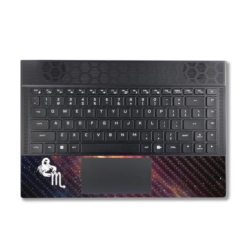 Image of MightySkins Carbon Fiber Skin Compatible with Alienware X14 R2 (2023) Full Wrap Kit - Scorpio | Protective, Durable Textured Carbon Fiber Finish | Easy to Apply & Change Styles | Made in The USA