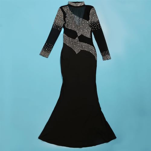 Image of Nagfar Women Rhinestone Sequin Birthday Party Sexy New Year Formal Dress