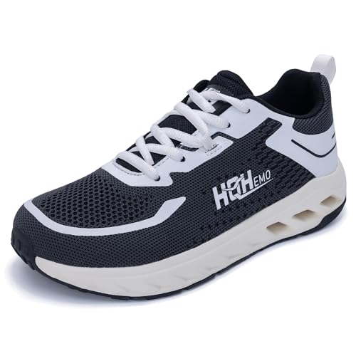 Image of Women Wide-Toe Box Walking Athletic Sneakers Zero Drop Tennis Shoes Wide Width Running Jogging for Gym Outdoor Sport GrayWhite US 9