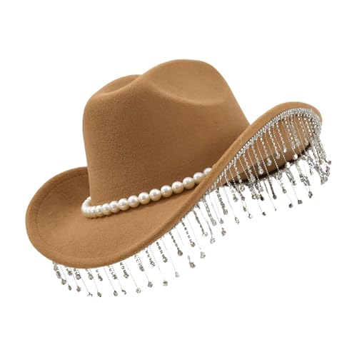 Chapeau cowboy étincelant de mariage pour sublimer vos tenues de fête