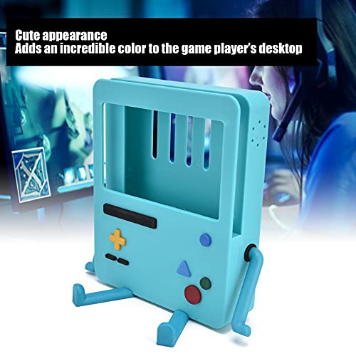 GLOGLOW Suporte de console de jogos, suporte de tela de consoles de jogos de desenho animado portáti