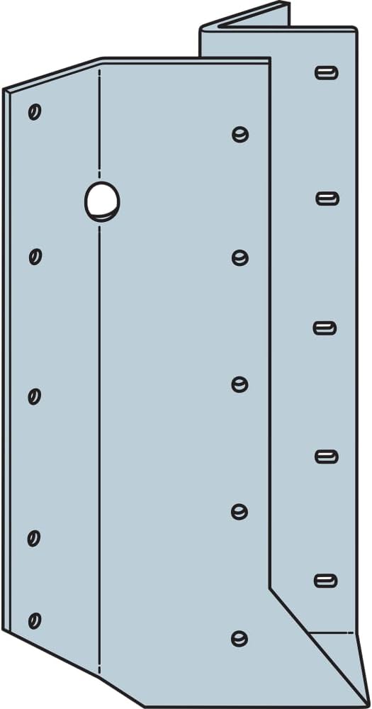 Simpson Strong-Tie SUR210Z SUR ZMAX Galvanized Joist Hanger for 2x10, Skewed Right