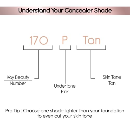 Image of Kay Beauty HD Liquid Natural Concealer Medium Coverage For All Skin Type, 1 Gram