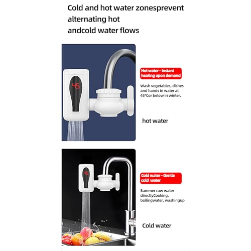 Robinet d'eau chaude instantanée : finie l'attente avec ce mitigeur LED