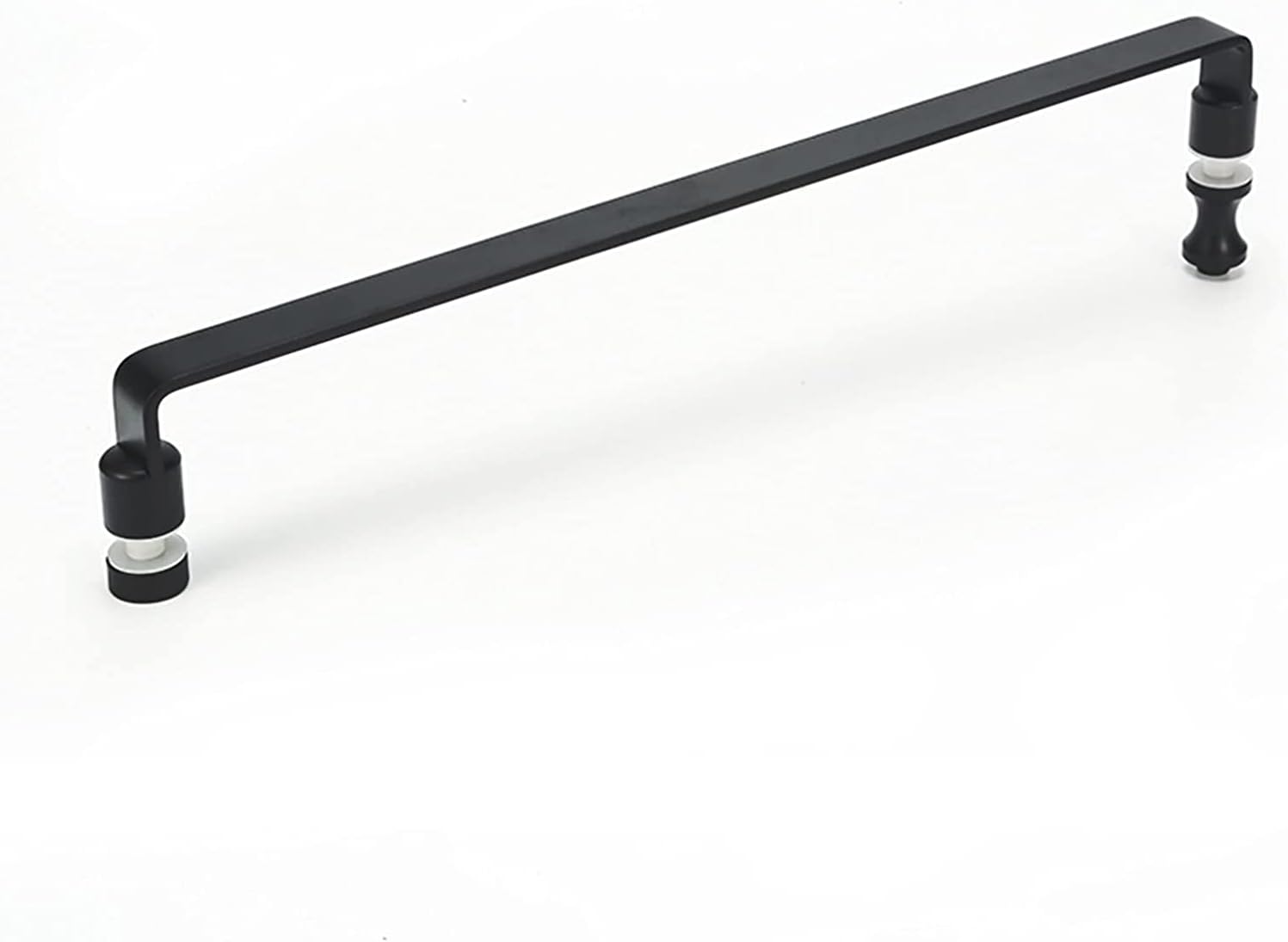 PiWine Shower Door Handle,Glass Door Handle,1 Pack Glass Door Handles are Suitable for Sliding Barn Doors,Shower Doors and Interior Door,Door Knob Replacemen with Bathroom Accessories(Matt black)