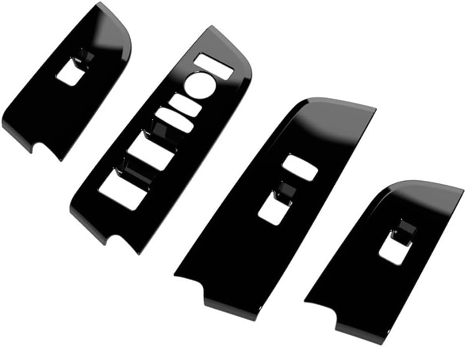 Car Window Glass Lift Switch Panel Cover Compatible with Honda Passport 2026+ Accessories (Glossy Black)