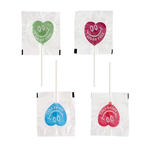 Miniatura 3 de Caramelos Cerdán - Piruletas Corazón Sin Azúcar Sabores Variados Caramelo Duro Con Palo Sin Gluten Ni Alérgenos Ideal Para San Valentin Y Cumpleaños Tarro De 125 Unidades