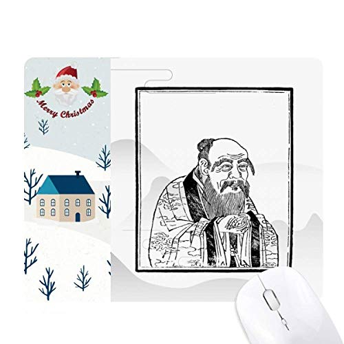 Tapis de souris Dao religion Lao Tzu pour décoration de bureau et maison