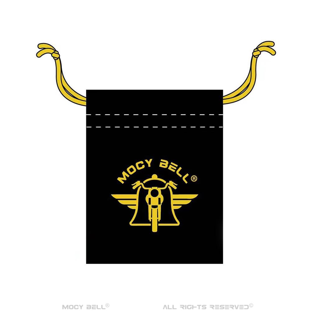 Campanellino da moto nero I Love You Ride Safe Come Home - MocyBell