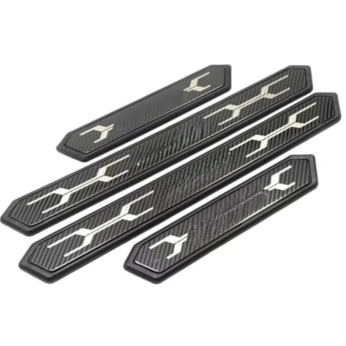 Seuil de porte pour Toyota RAV4 2019-2026 protection en acier inoxydable Style 2