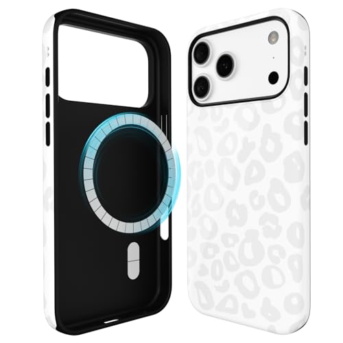 Coque iPhone 17 Pro antichoc motif léopard mignon et design rétro chic