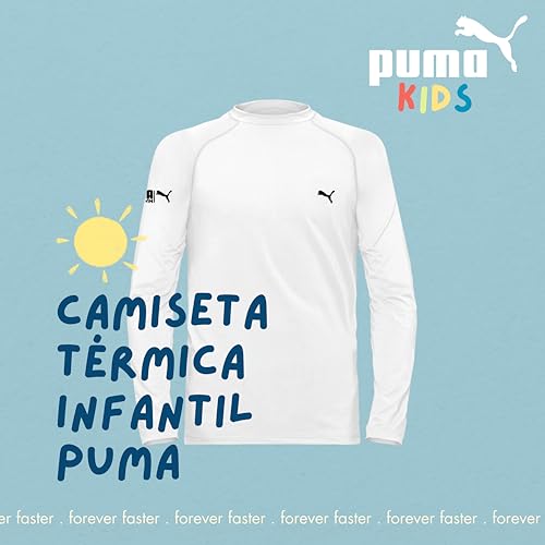 PUMA Camiseta Proteção UV50+ Respirável Conforto Térmico Versátil, Branco, 4