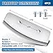 Hicarer 4 Pcs 8 Replacement Ice Auger Flat Blades Compatible with Eskimo/Strikemaster and Most 8'' Manual Ice Augers, Mounting Screw Hardware Included, Easy Installation