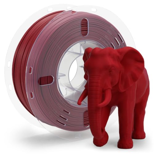 Image of VOXELAB HS PLA+ Filament 1.75mm, High Speed PLA Plus 3D Printer Filament, 1kg (2.2lbs) for Most FDM 3D Printers, Enhanced Toughness & Smooth Printing, Superior Layer Adhesion(Ruby Red)