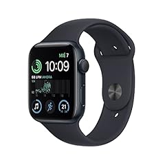 Apple Watch SE (2ª gen) (GPS, 44mm) Cassa in alluminio color mezzanotte con Cinturino Sport color mezzanotte - Regular (Ricondizionato)