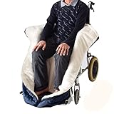 DNIER Funda Acogedora para Silla de Rued, para Ancianos Discapacitados Saco Manta para Silla de Ruedas, Fácil de...
