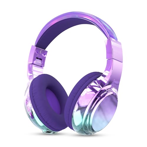 JYPS Casque Bluetooth Enfant Violet
