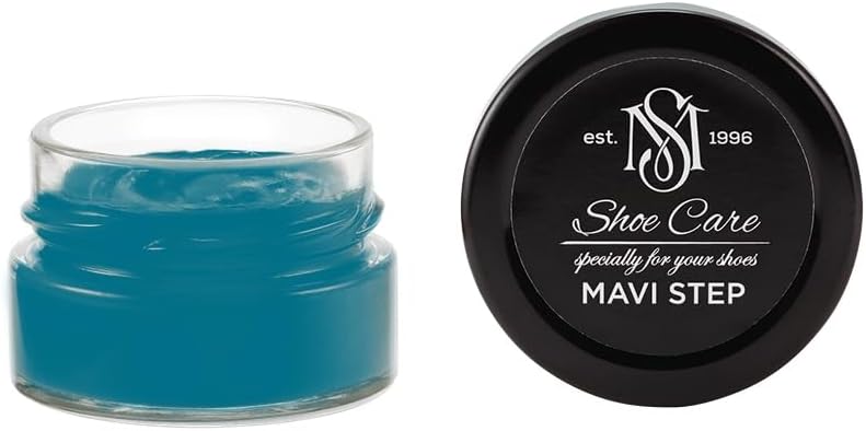 Suede & Nubuck Spray - NCS S 4040-B10G Deep Caspian Blue - Color Renovator & Protection for Suede, Nubuck, Velour by MAVI STEP - 1.70 fl oz / 50 ml