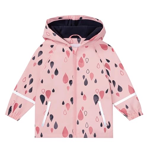 Toddler Baby Boys Girls Cute Print 𝚆aterproof Jackets Zip Up Dinosaur Windproof Long Sleeve Jacket