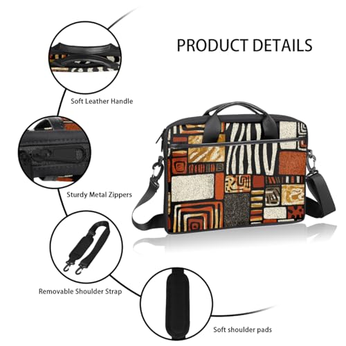 Bolso para portátil con estampado tribal africano 14-15 pulgadas miniatura 4
