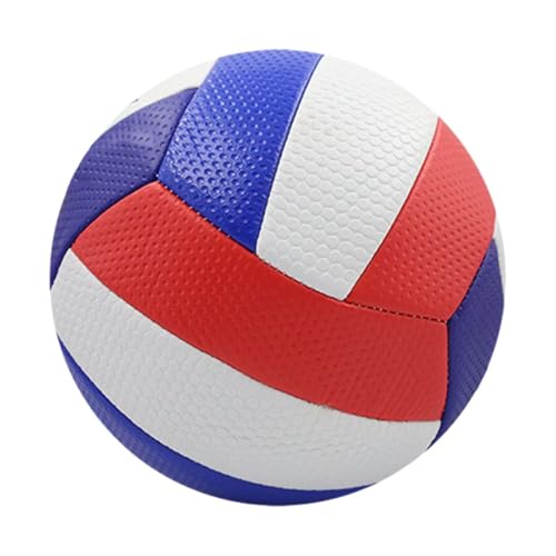 Bola Volei Quadra Praia Tamanho Padrão Voleibol Azul Branca e Ver...