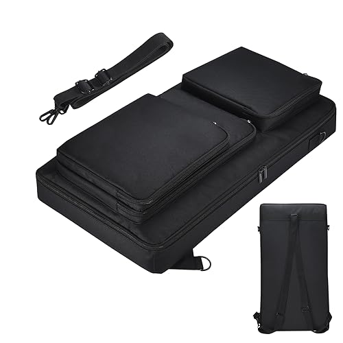 JOYSOG Estuche mezclador de audio, bolsa de música de viaje para DJ profesional DJ Gear Audio DJ...