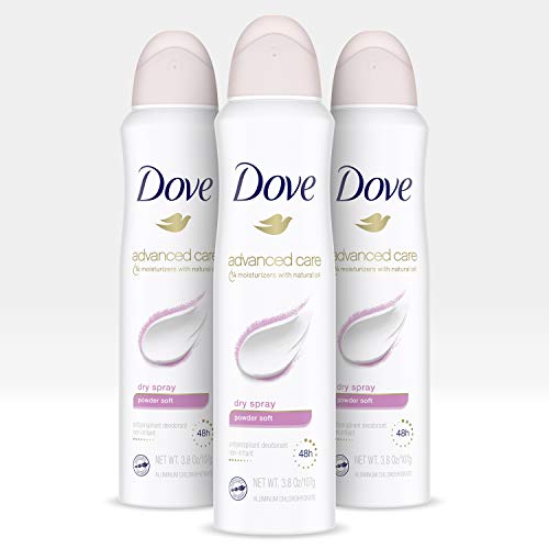 Dove Antiperspirant Deodorant Dry Spray For Odor Protection Powder Soft Sweat Block