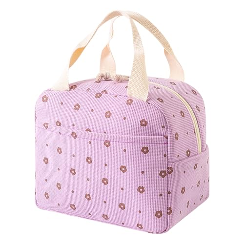 ZXTGBQ Borsa Termica Porta Pranzo 10L, Borsa Pranzo Portatile,Scatola Frigo e Porta Pranzo Ufficio, Impermeabile, Portapranzo Ripiegabile per Ufficio Scuola Viaggi All'aperto Campeggio Picnic