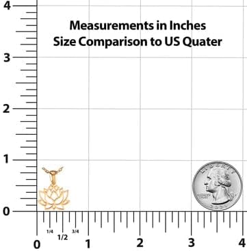 Lotus Flower Stainless Steel Necklace - Image 6