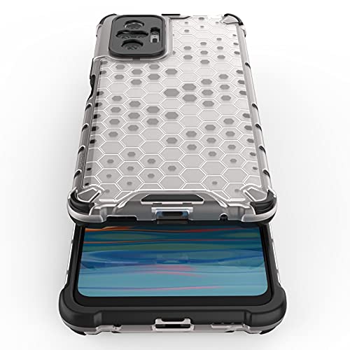 Image of Glasgow Back Case Cover Designed for Mi Redmi Note 10 Pro - Transparent