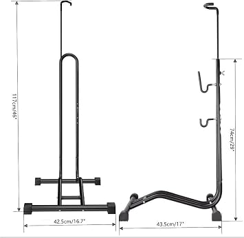 COMINGFIT Bicycle Stand, Premium Quality Vertical & Horizontal Adjustable Bicycle Floor Parking Rack, Fat Bike Stand Racks, Space-Saving Rack, Multi-use Freestand Rack Indoor Outdoor Garage Storage