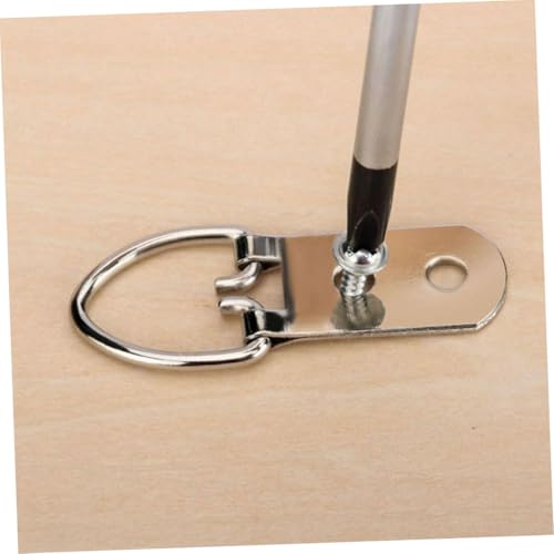 Image of 20pcs d Ring Picture Hangers Heavy Duty Picture Hanging Hardware Frame Hooks for Hanging Iron