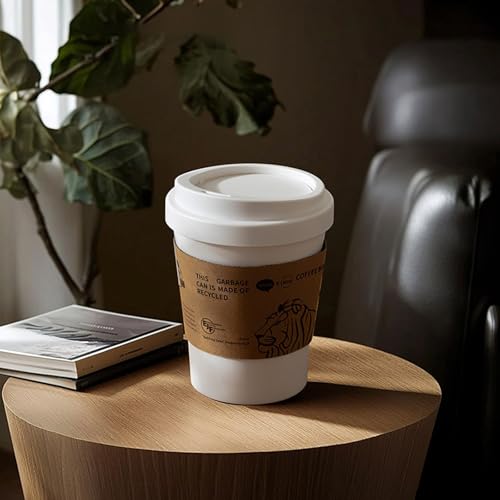 Caneca de basura en forma de taza de café creativa miniatura 4