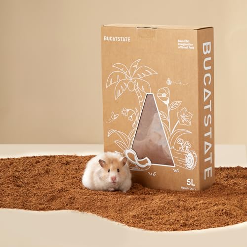 Image of BUCATSTATE 5L Natural Coco Fiber Hamster Bedding
