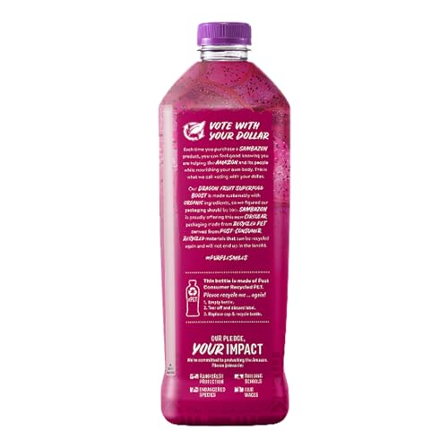 Sambzon Organic Dragon Fruit Juice Blend, 64 fl. Oz.
