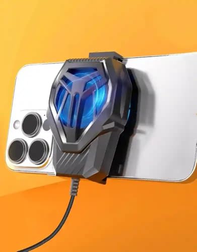 Image of Mobile Phone Cooler - USB-Powered Mobile Gaming Radiator with High-Speed| Portable Heat Dissipation Tool for Android & iOS Smartphones - Ideal for PUBG, Free Fire, COD & More