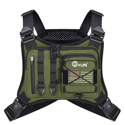 CVLIFE Outdoor Chest Bag for Men, Tactical Ches...