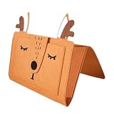 Bedside Caddy | Cute Felt Anti-Slip Storage Bag with 4 Pockets Bunk Bed