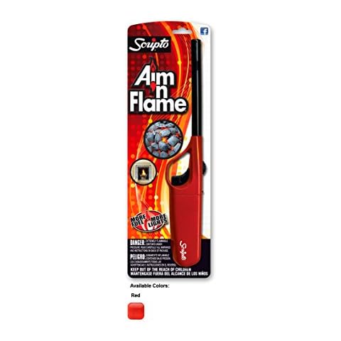 Scripto Multi Purpose Lighter, Aim'm Flame Ii, Random Color Cover