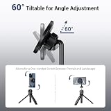 Magnetyczny adapter do montażu na statywie do telefonu z Arca Swiss Quick Release, adapter do statywu z otworem 1/10.2 cm-20 do iPhone'a 16, 15, 14, 13, 12 Pro Max, etui Mag-Safe, selfie, vlogowanie