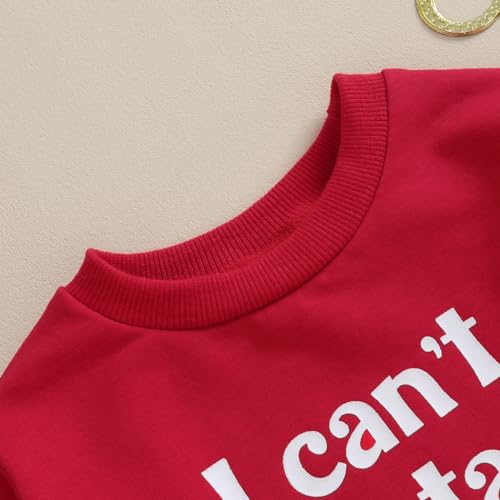 Toddler Baby Girl Boy Christmas Outfit Santa Is Watching Long Sleeve Sweatshirts Jolly Jogger Fall Winter Clothes2