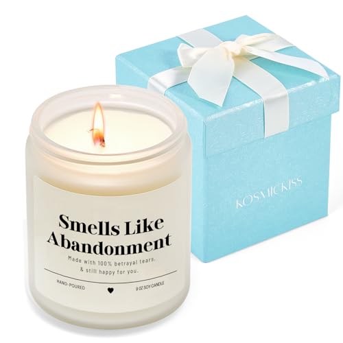 Retirement Gift for Woman Going Away Farewell Gifts for Coworkers Coworker Leaving Gifts for Women Smells Like Abandonment Candle Farewell Decorations Party Goodbye Gift for Friends Teacher Nurse