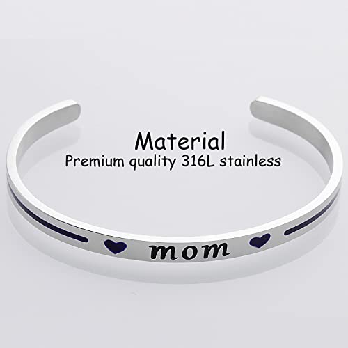 Kivosliviz Deputy Wife Jewelry Police Officer Gift Thin Bangle Bracelet Police Wife Mom Brcelet2