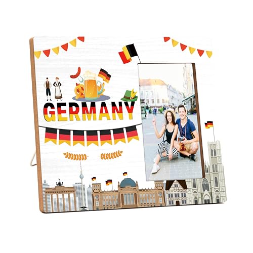 Image of Germany Picture Frame, Germany Travel Gifts, Germany Gifts For Women Men Couples Family Friends, Germany Photo Frame Souvenirs For Wedding Engaged Honeymoon, Europe Vacation Frame For Home Decor -09
