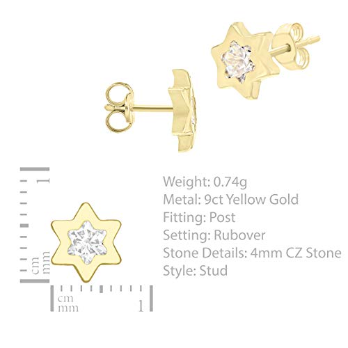 Boucles d'oreilles Carissima en or jaune légères et hypoallergéniques avec oxydes - 4
