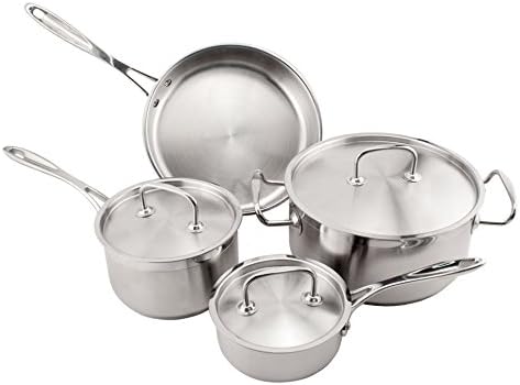 EMP7005P Pro-Ware Stainless Cookware Set, 7-Piece